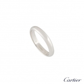 Cartier Wedding Band in Platinum 
